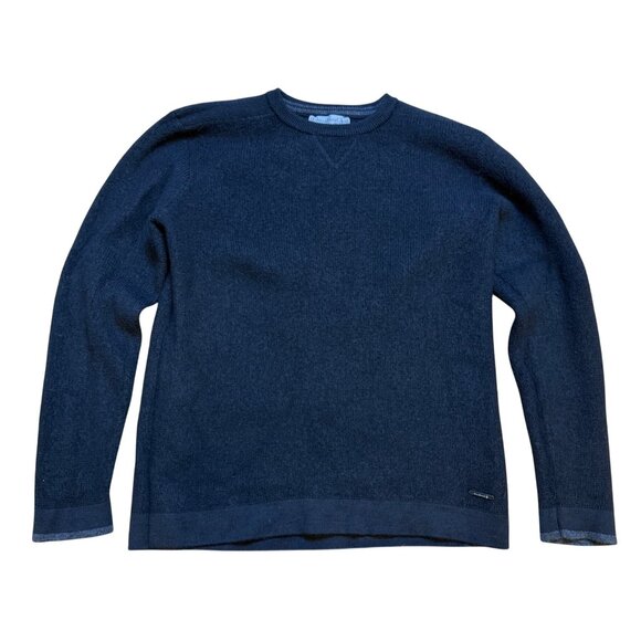 Smartwool Mens Crewneck Wool Sweater Black Cozy Warm Knit M - Picture 1 of 9